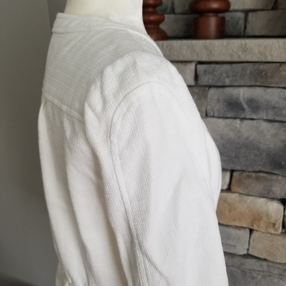 Tribal Woven Jacket with Pewter Buttons - Picture 6 of 6